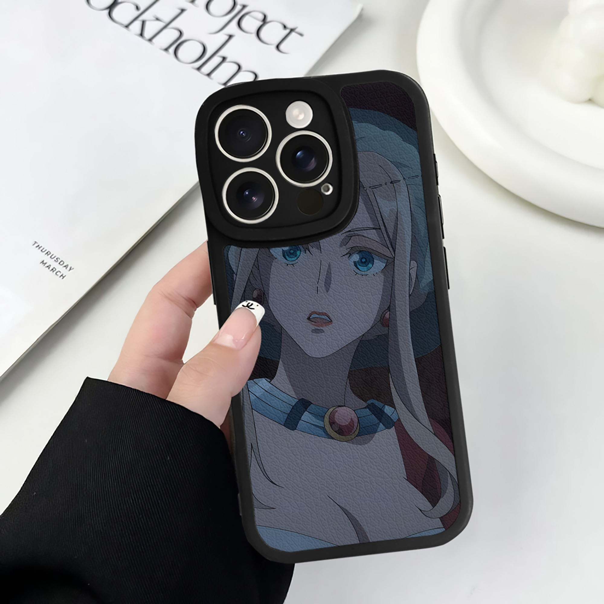 薬屋のひとりごと The Apothecary Diaries 【iPhone 16シリーズ対応】シリコンスマホケース（レザー調） 材質：シリコン
